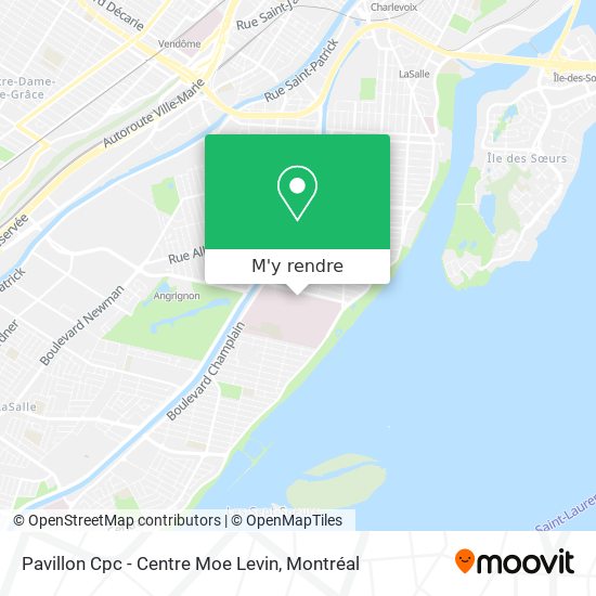 Pavillon Cpc - Centre Moe Levin plan
