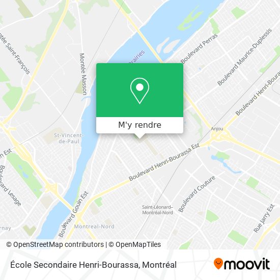 École Secondaire Henri-Bourassa plan
