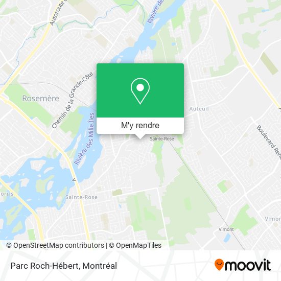 Parc Roch-Hébert plan