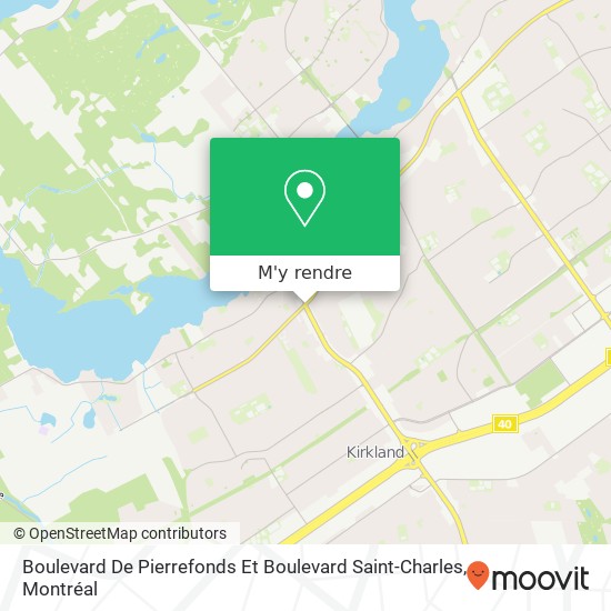 Boulevard De Pierrefonds Et Boulevard Saint-Charles plan