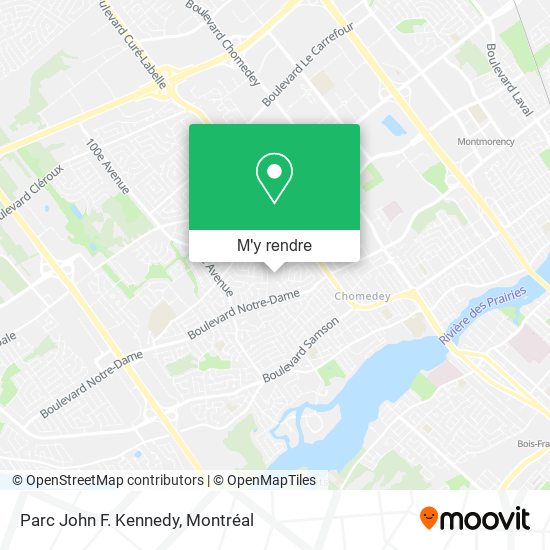 Parc John F. Kennedy plan