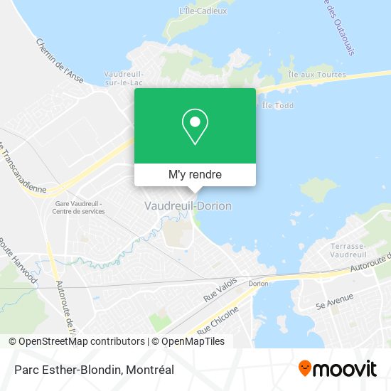 Parc Esther-Blondin plan