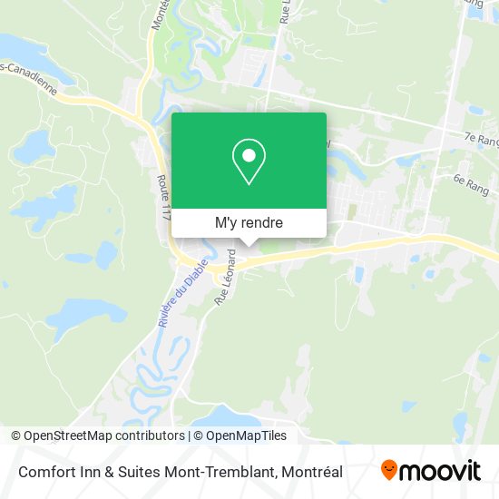 Comfort Inn & Suites Mont-Tremblant plan