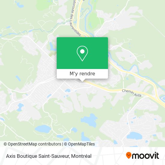 Axis Boutique Saint-Sauveur plan