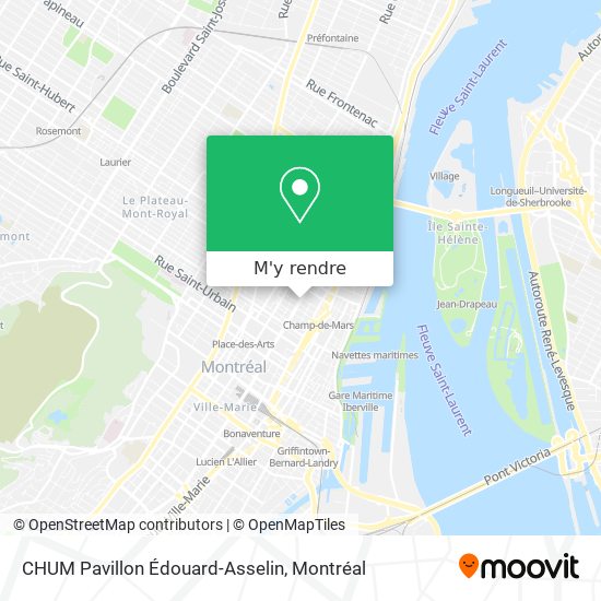 CHUM Pavillon Édouard-Asselin plan