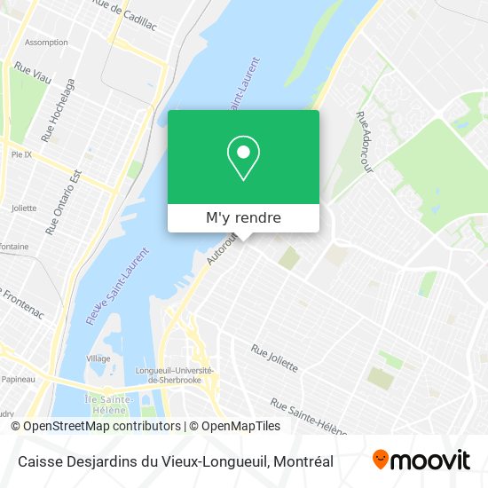Caisse Desjardins du Vieux-Longueuil plan