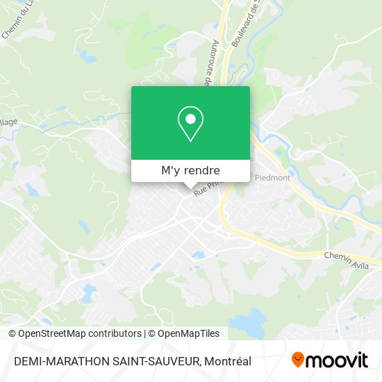 DEMI-MARATHON SAINT-SAUVEUR plan