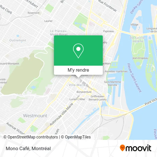 Mono Café plan