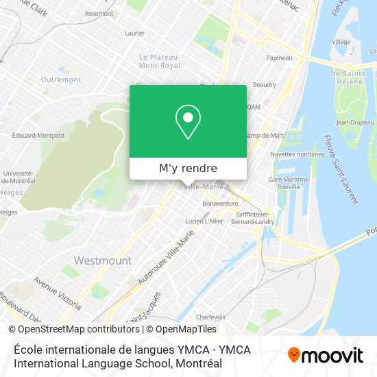 École internationale de langues YMCA - YMCA International Language School plan