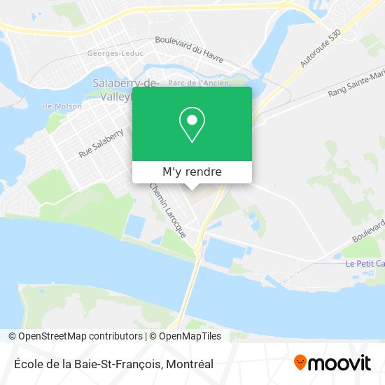 École de la Baie-St-François plan