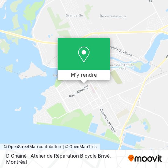 D-Chaîné - Atelier de Réparation Bicycle Brisé plan