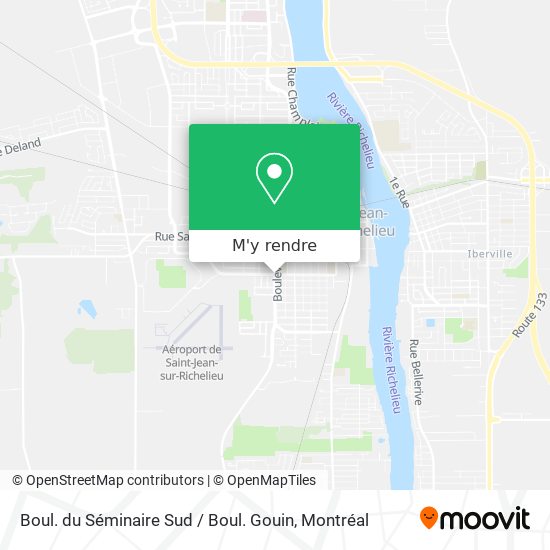 Boul. du Séminaire Sud / Boul. Gouin plan