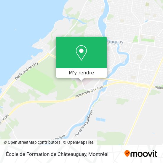 École de Formation de Châteauguay plan