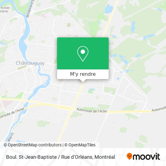 Boul. St-Jean-Baptiste / Rue d'Orléans plan