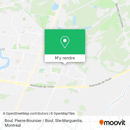 Boul. Pierre-Boursier / Boul. Ste-Marguerite plan