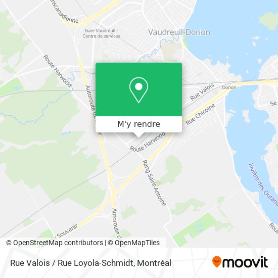 Rue Valois / Rue Loyola-Schmidt plan