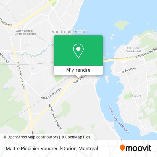 Maître Piscinier Vaudreuil-Dorion plan