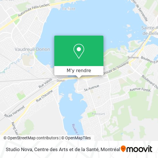 Studio Nova, Centre des Arts et de la Santé plan