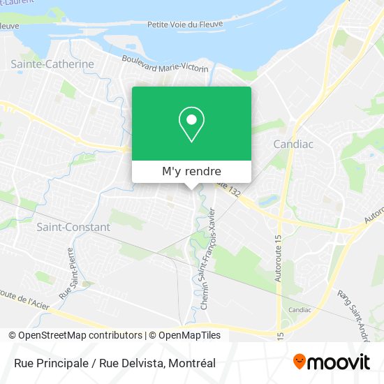 Rue Principale / Rue Delvista plan