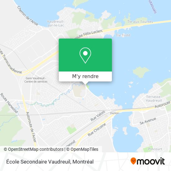 École Secondaire Vaudreuil plan