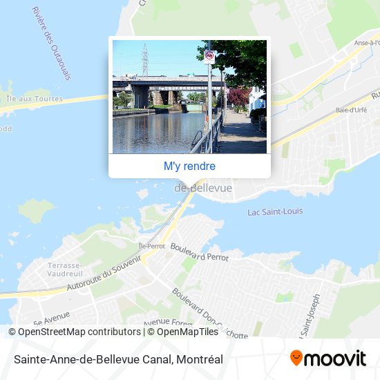 Sainte-Anne-de-Bellevue Canal plan