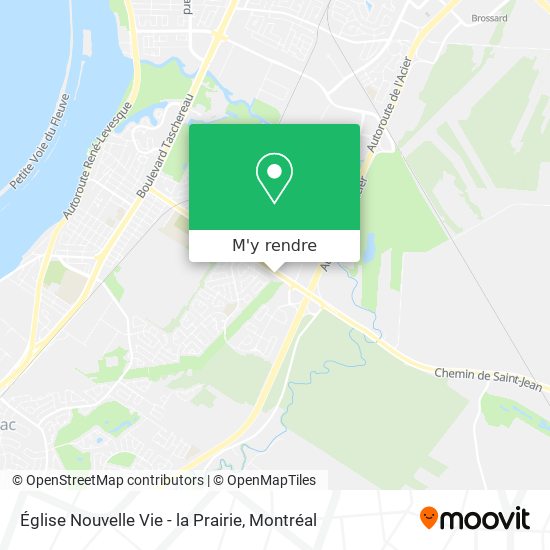 Église Nouvelle Vie - la Prairie plan