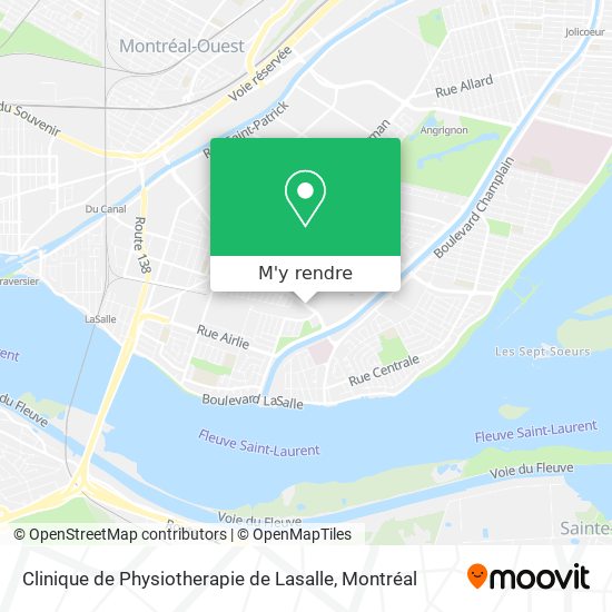 Clinique de Physiotherapie de Lasalle plan