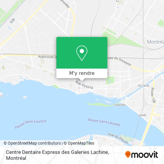 Centre Dentaire Express des Galeries Lachine plan