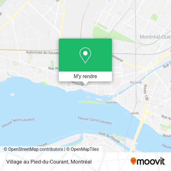 Village au Pied-du-Courant plan