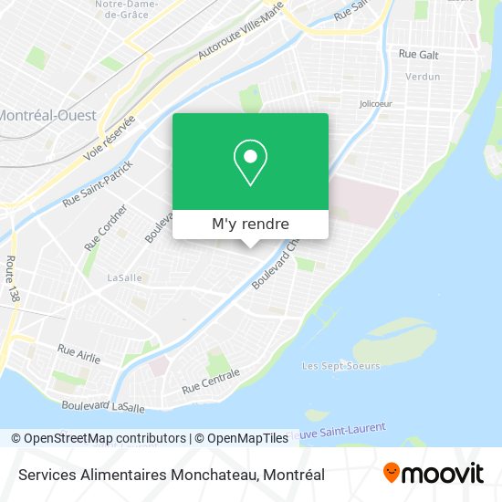 Services Alimentaires Monchateau plan