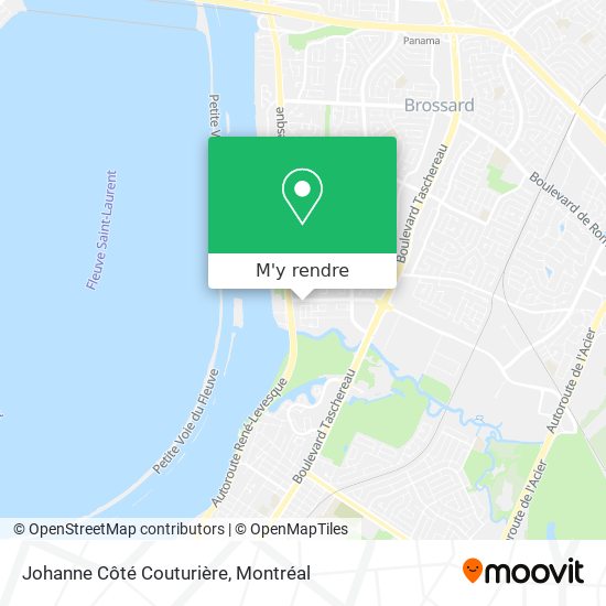 Johanne Côté Couturière plan