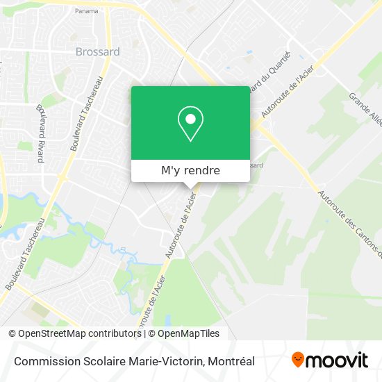 Commission Scolaire Marie-Victorin plan