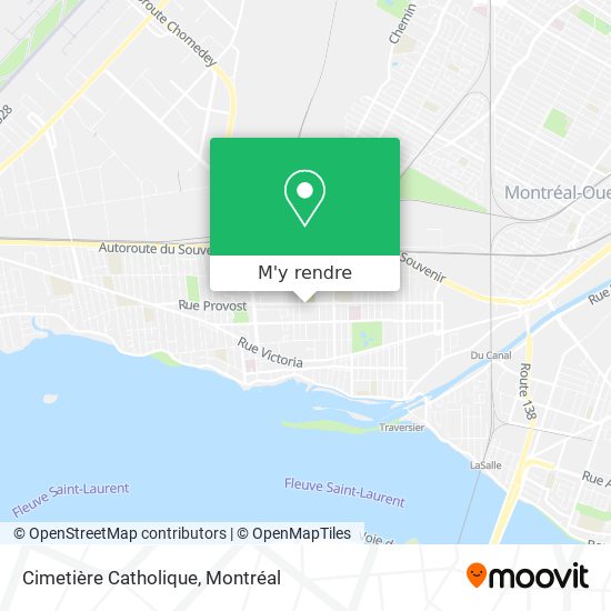 Cimetière Catholique plan