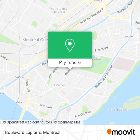 Boulevard Lapierre plan