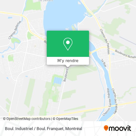 Boul. Industriel / Boul. Franquet plan