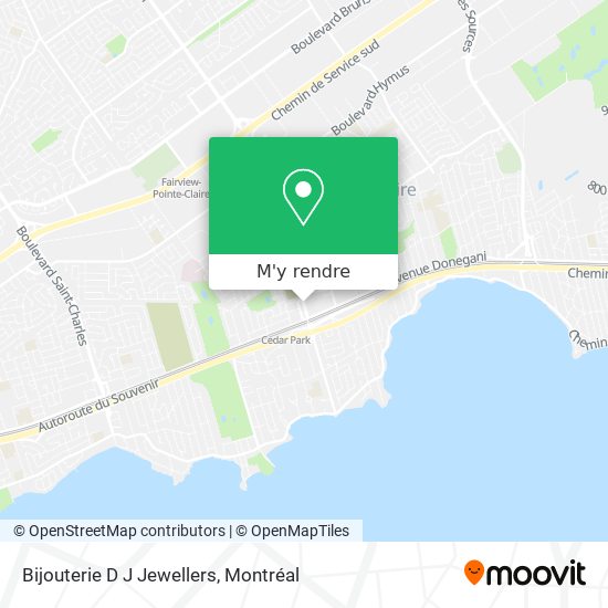 Bijouterie D J Jewellers plan