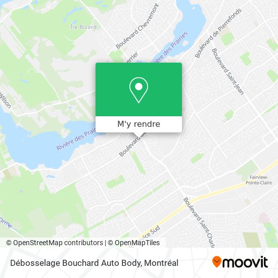 Débosselage Bouchard Auto Body plan