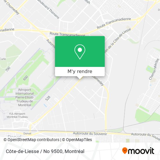 Côte-de-Liesse / No 9500 plan