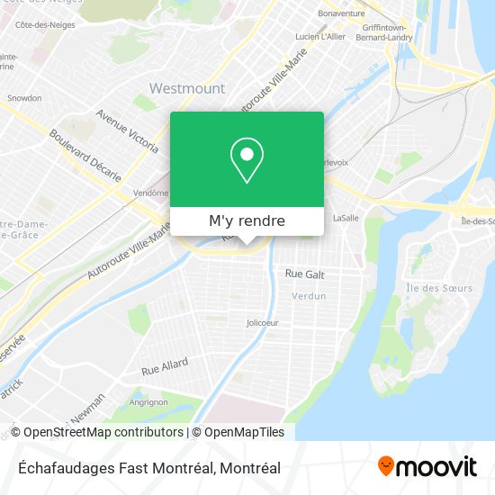 Échafaudages Fast Montréal plan