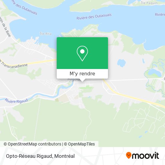 Opto-Réseau Rigaud plan