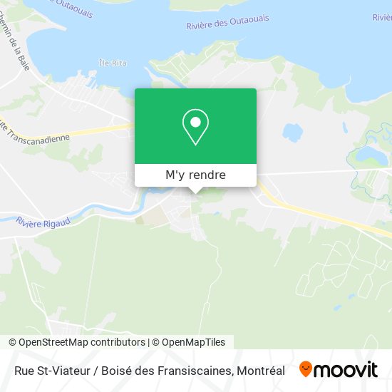 Rue St-Viateur / Boisé des Fransiscaines plan