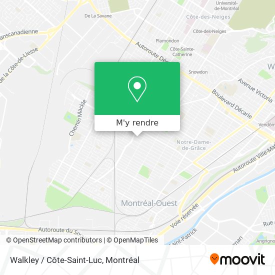 Walkley / Côte-Saint-Luc plan