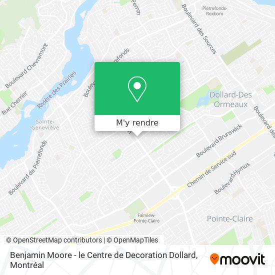 Benjamin Moore - le Centre de Decoration Dollard plan