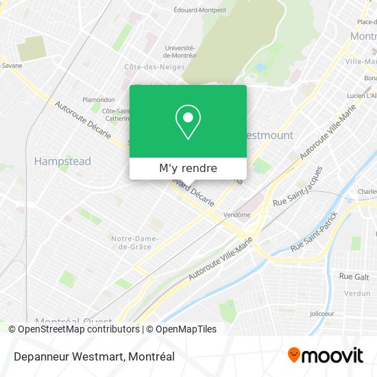 Depanneur Westmart plan