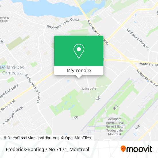 Frederick-Banting / No 7171 plan