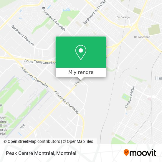 Peak Centre Montréal plan