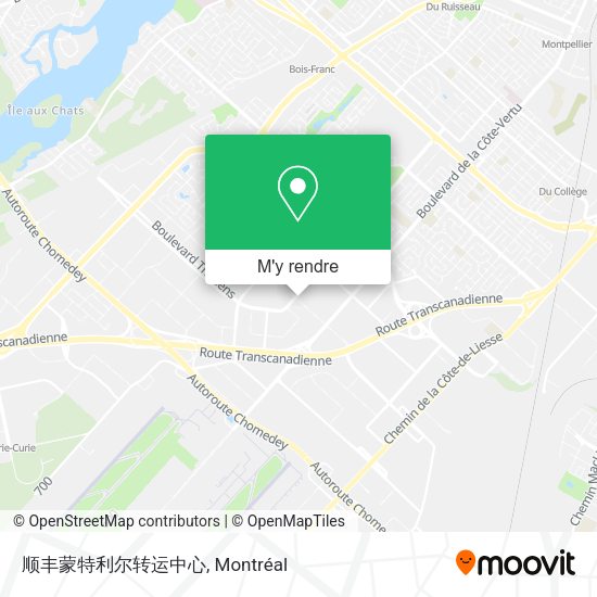 顺丰蒙特利尔转运中心 plan