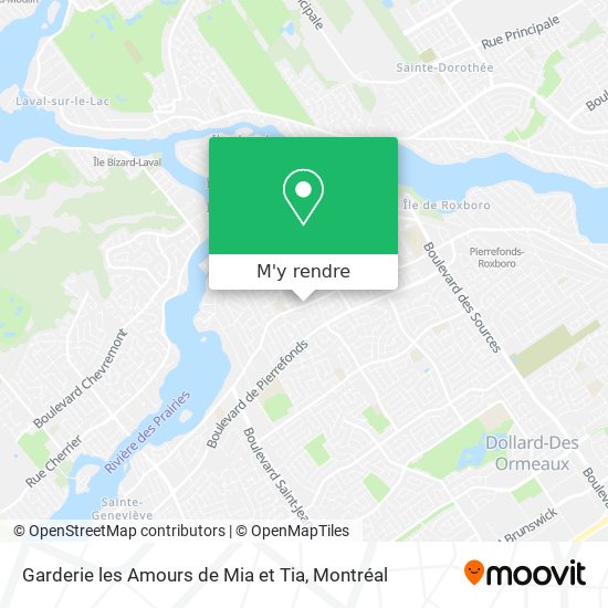 Garderie les Amours de Mia et Tia plan