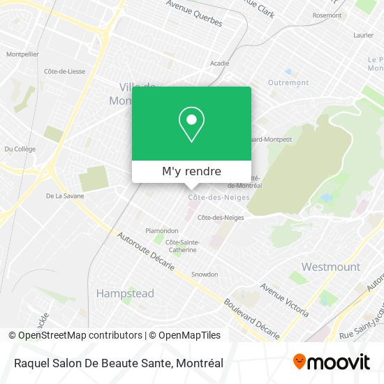 Raquel Salon De Beaute Sante plan
