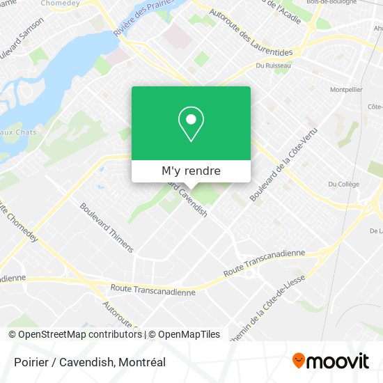 Poirier / Cavendish plan